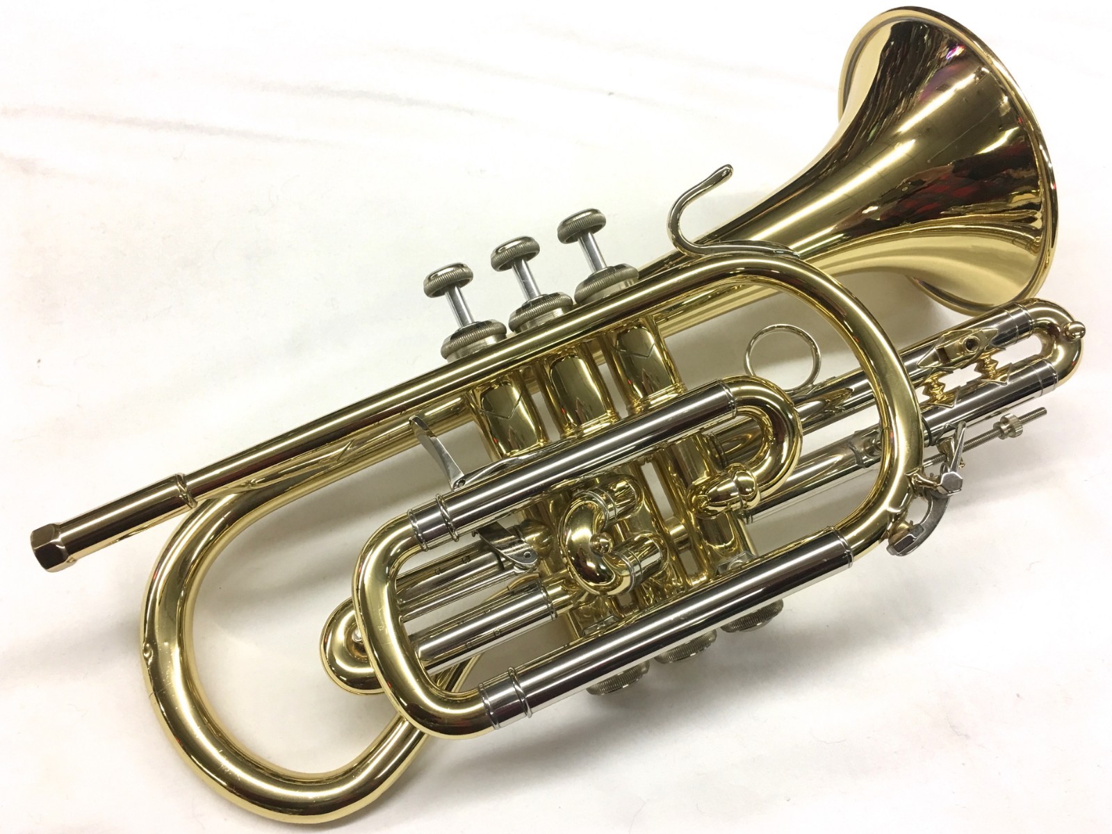 Bach Stradivarius Series Model 184 ML Shepard's Crook Cornet, Great Condition