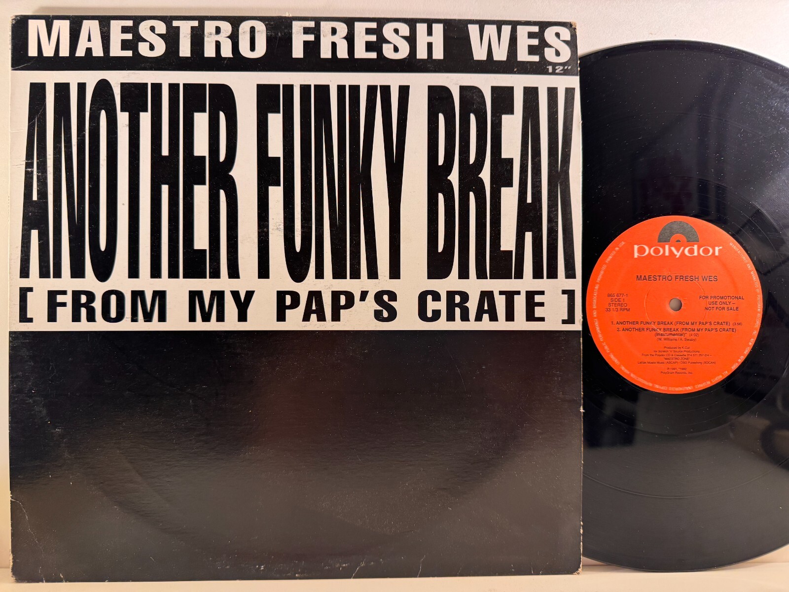 ヒップホップ+ラップ Maestro Fresh-Wes - Another Funky Break Hip Hop 12