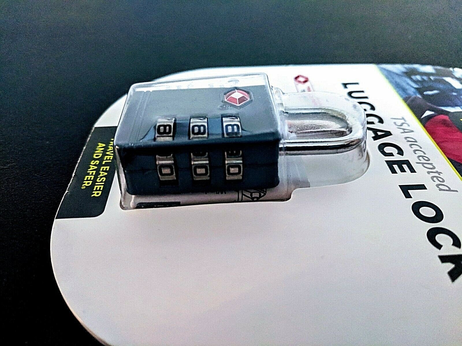 Travelon TSA Accepted Luggage Lock Slate Gray New