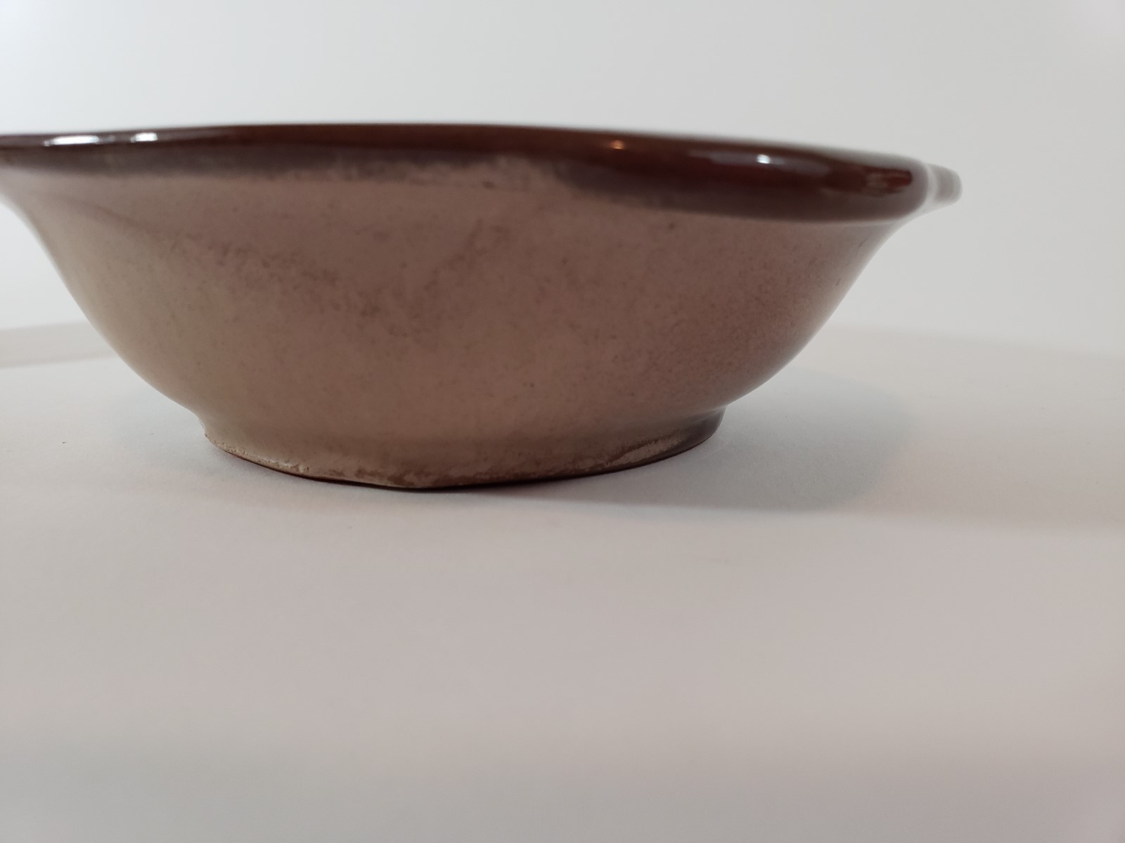 FRANKOMA Pottery Soup Bowl Desert Brown Plainsman 7 Inch by 2 
