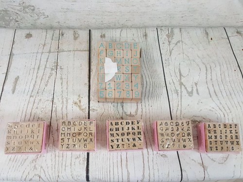 6 Alphabet Stamp Sets by Studio G / NEW SEALED