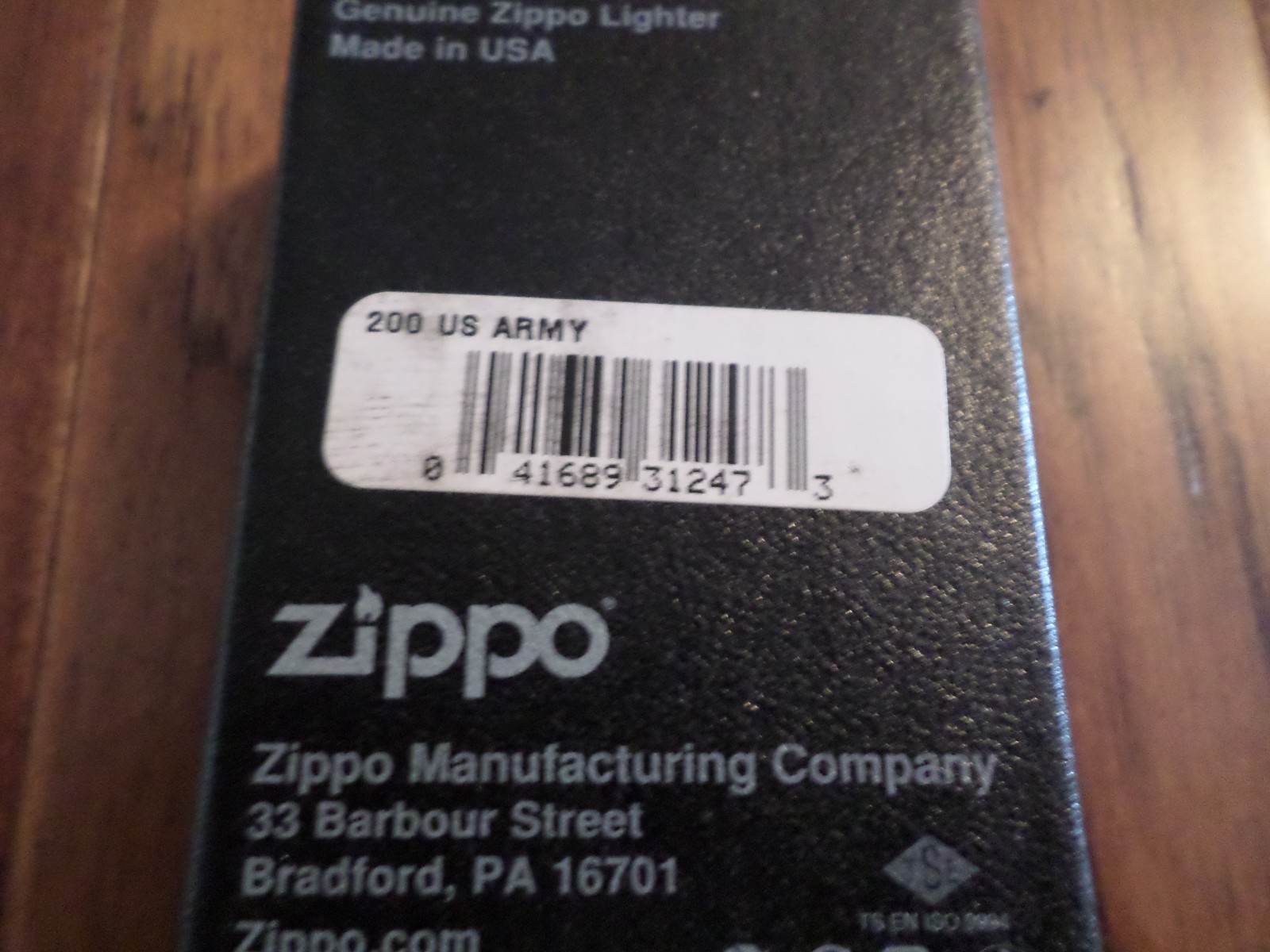 ZIPPO U.S ARMY STRONG BRUSHED CHROME LIGHTER U.S MILITARY U.S A MADE