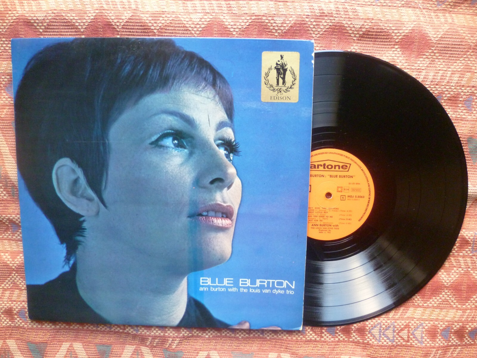 LPレコード ANN BURTON BLUE BURTON jazz（Ann Burton With The