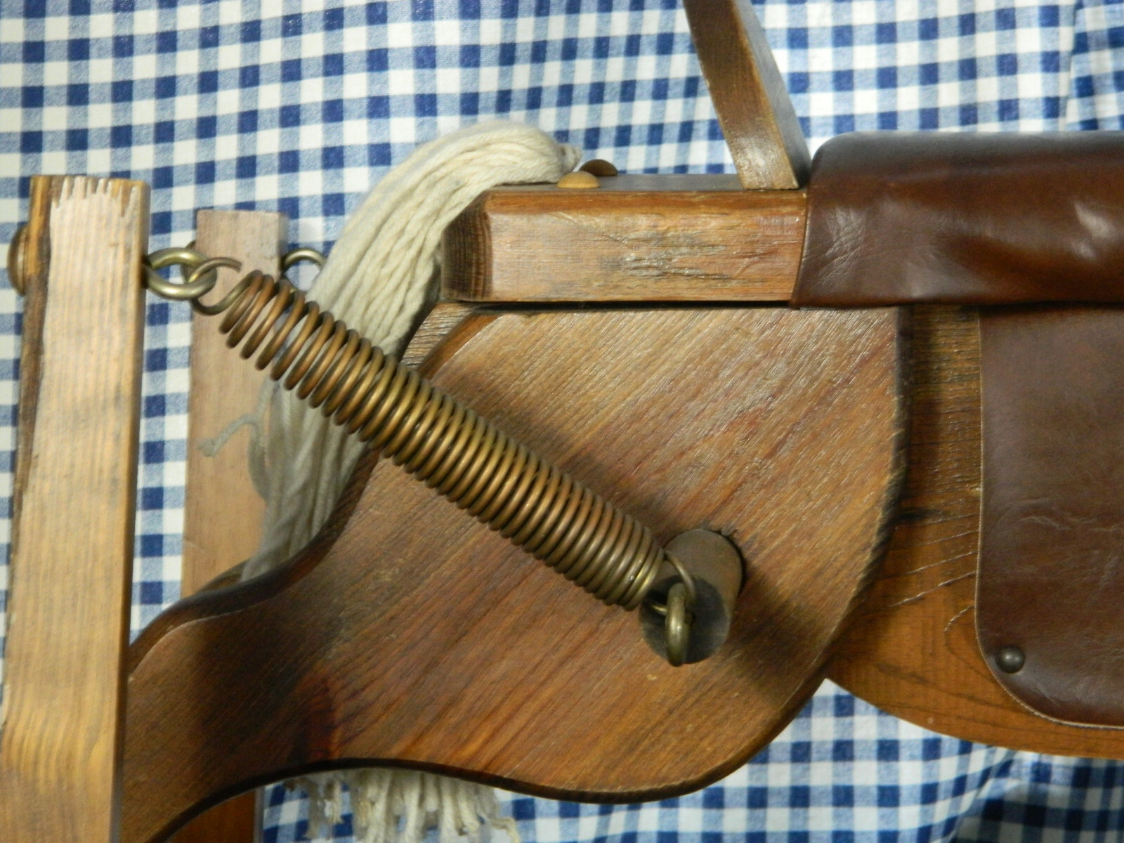 Vintage Amish style,  wood rocking horse, Hobby horse, Bouncey Horse