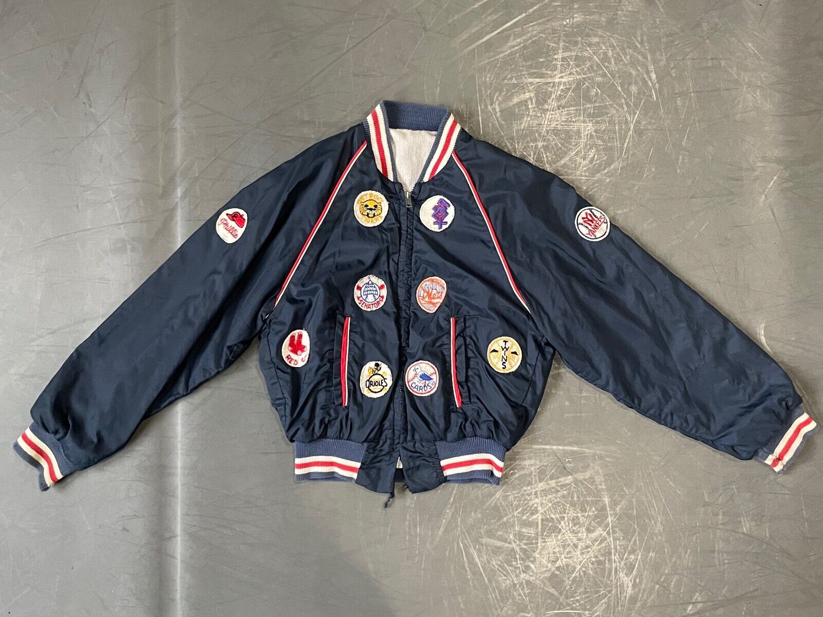 Very Rare Vintage 50s 60s Childs Baseball Jacket with Very Rare Vintage 50s 60s Childs Baseball Jacket with