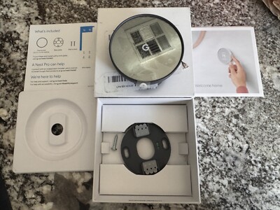 Google Nest G4CVZ GA02081-US Programmable Wi-Fi Smart Thermostat Charcoal 