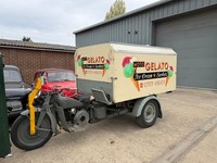  1948 MOTO GUZZI ECOLE ICE CREAM CART, coffee van ready to use business, 