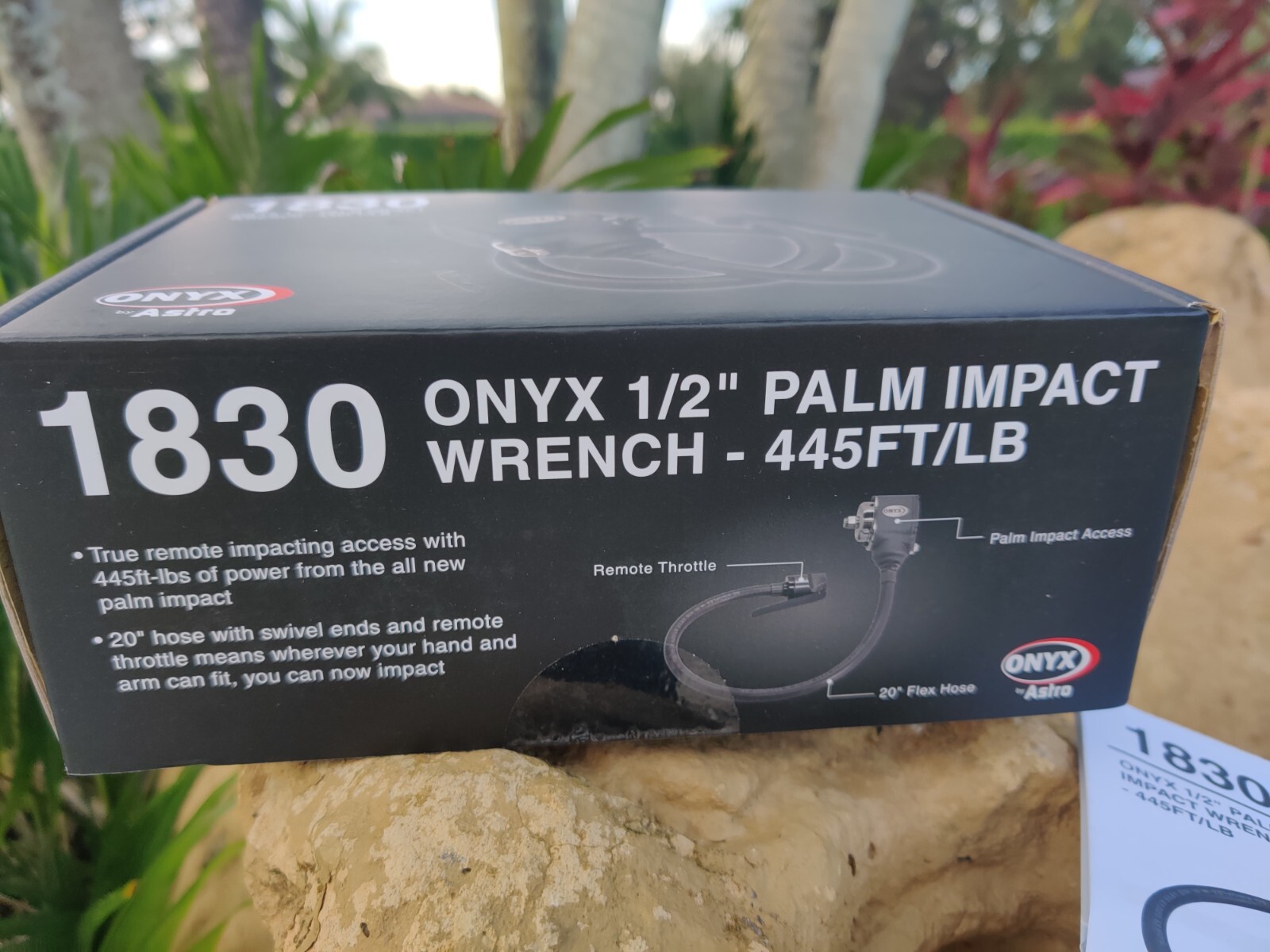 Astro Pneumatic 1830 ONYX  1/2" PALM IMPACT WRENCH WITH REMOTE IMPACTING ACCESS