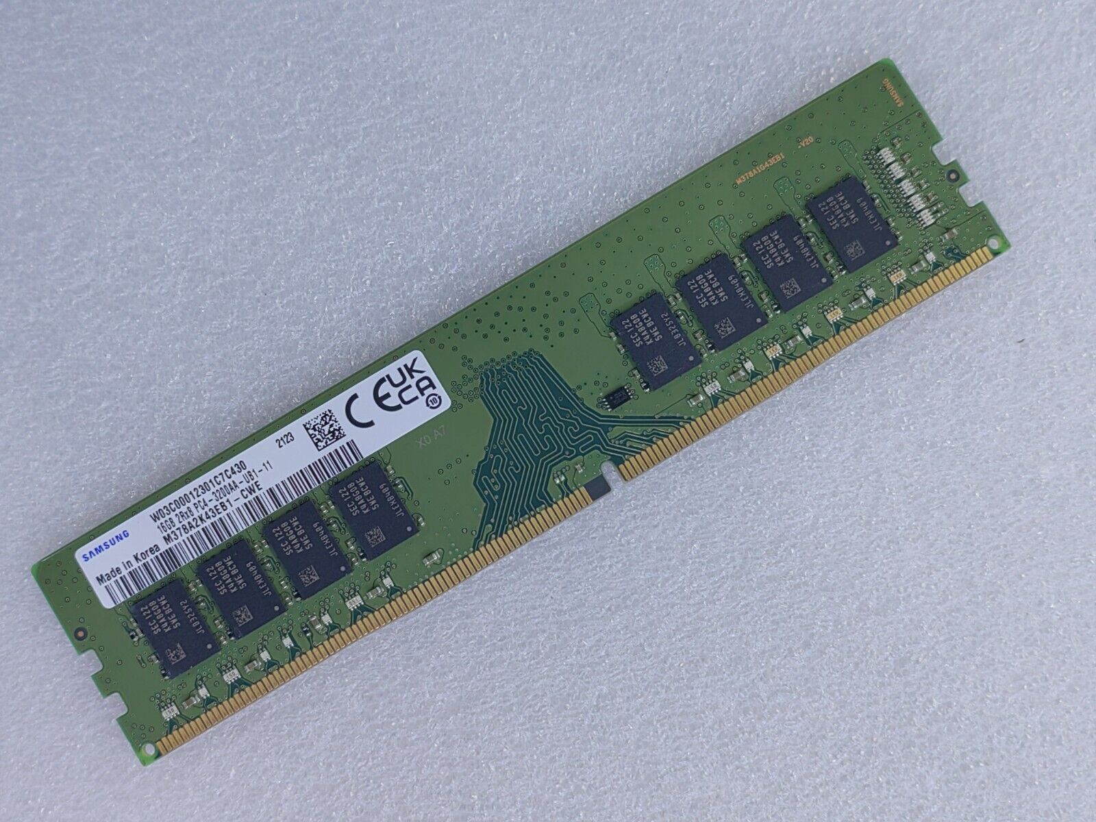 Samsung 16GB DDR4 3200 Desktop DIMM RAM 2Rx8 PC4-25600 Samsung 16GB DDR4 3200 Desktop DIMM RAM 2Rx8 PC4-25600