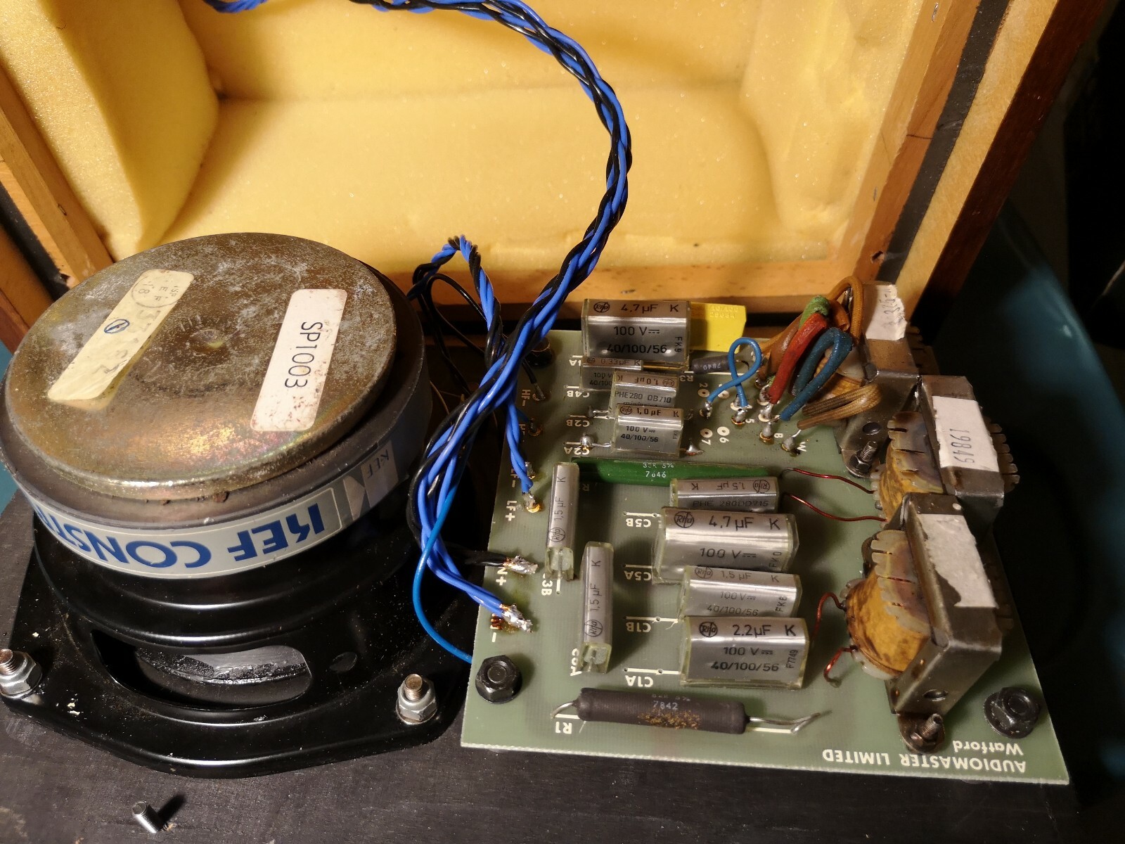 Audio Master ls3/5a 15 ohms early make serial studio vintage speakers for mc240