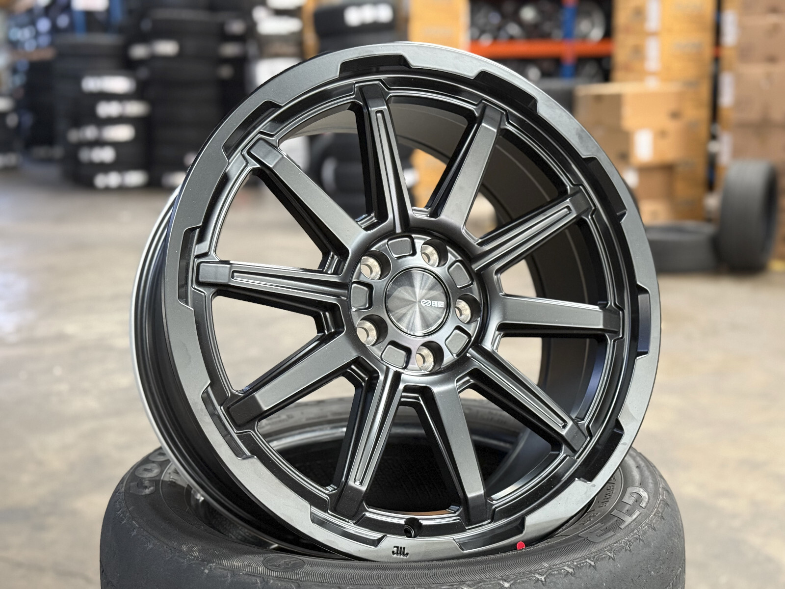 New 18x8 ENKEI TUNING ADVENTURER (4 Wheel) 5x108 fit Volvo