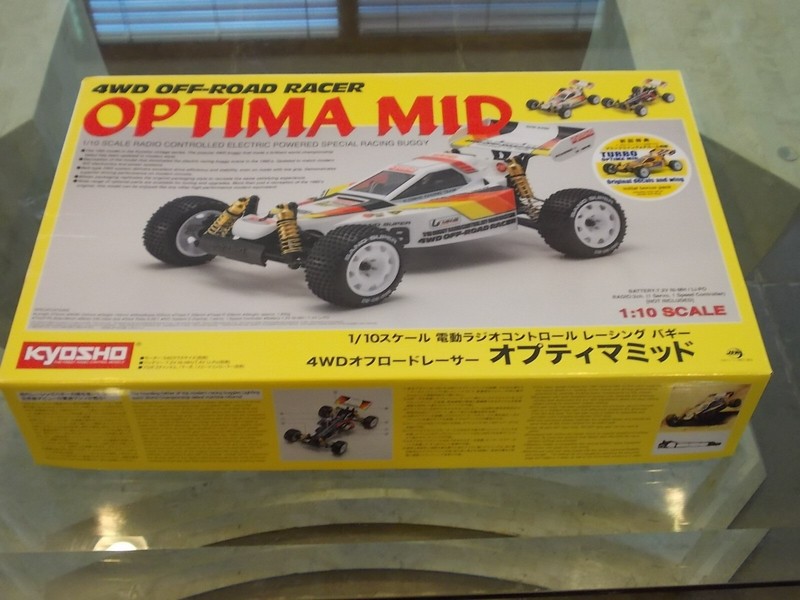 Kyosho Optima Mid RE-RELEASE New in Box - Please Read
