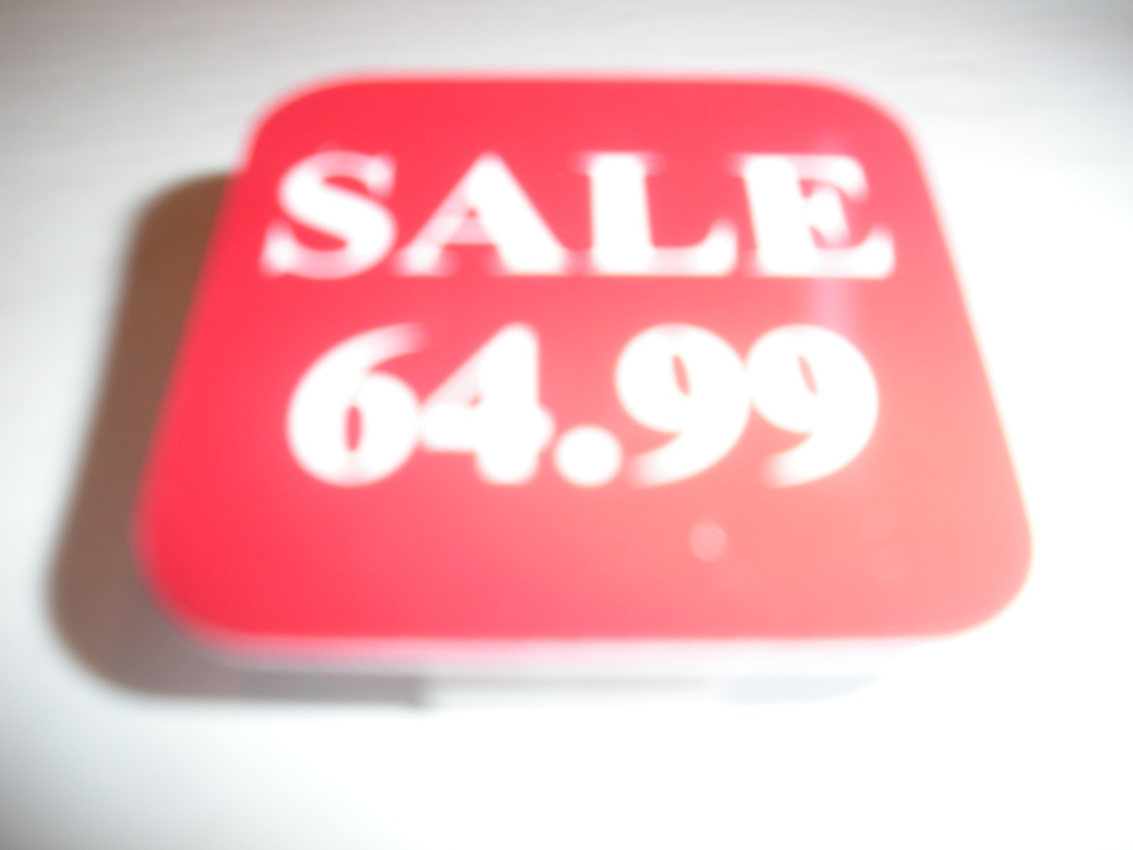 Spring Back Clip On Tags Red  1 1/2