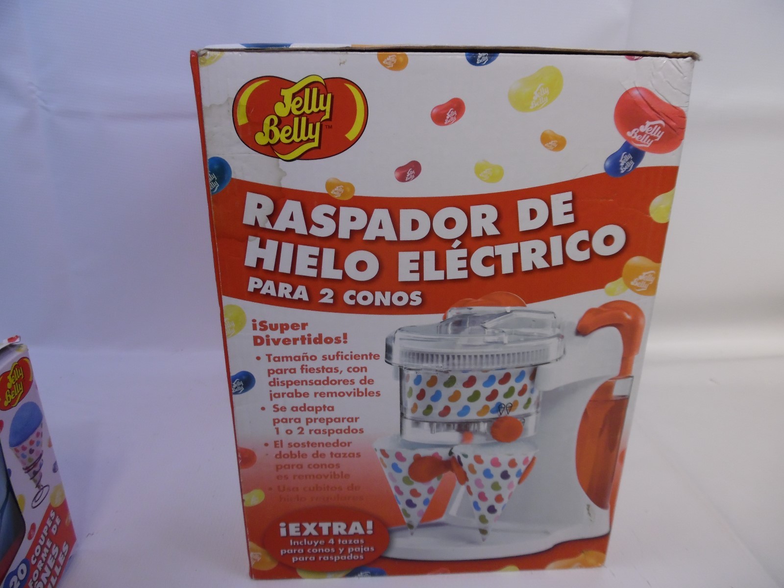 Jelly Belly Dual Electric Ice Shaver Frozen Icy Snow Cone Maker Ice Crusher