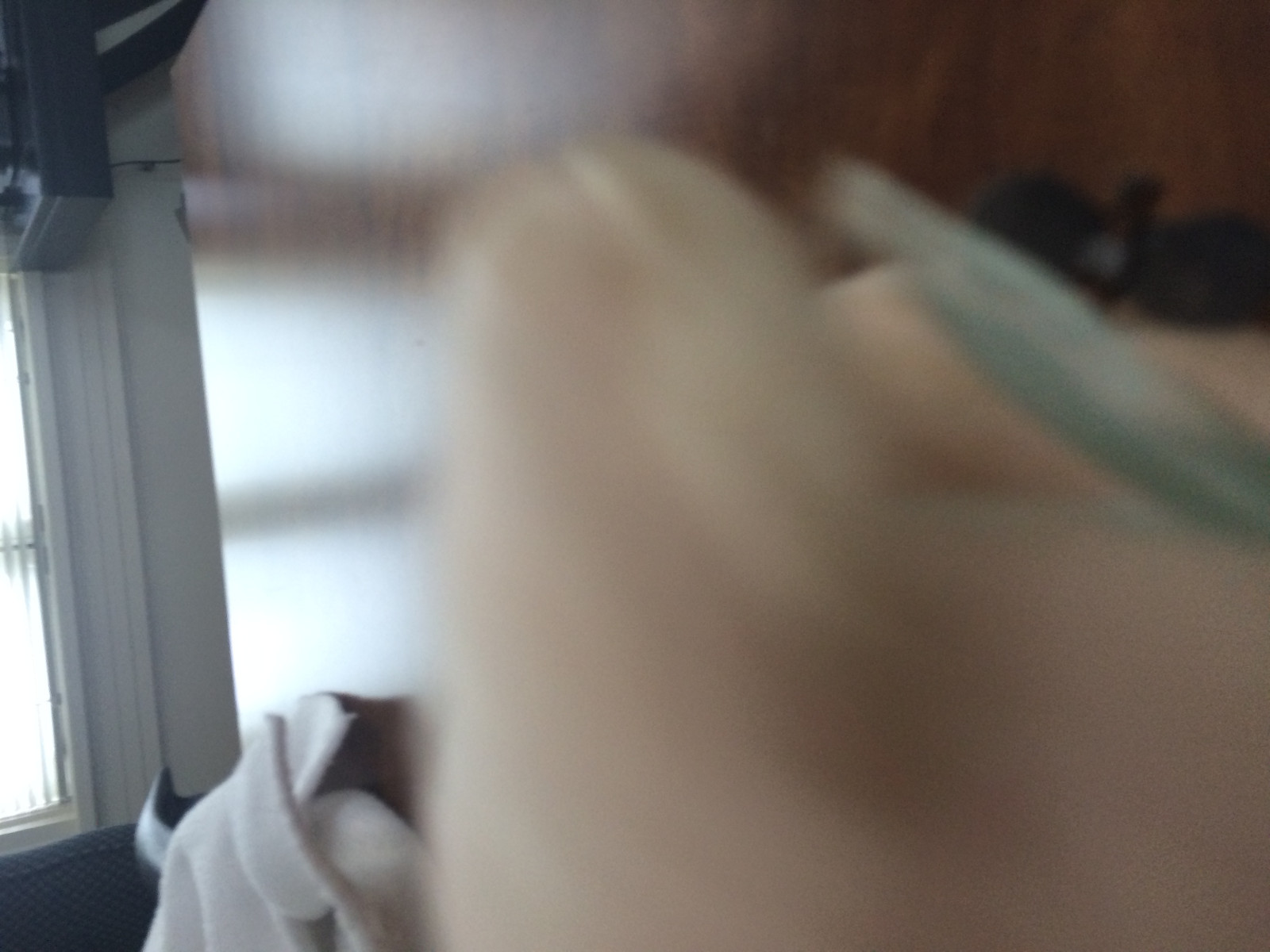 Wildly Hopping Vintage 1950s (?) Furry Blue Bow Pink Bunny Red Eyes Wind Up Toy