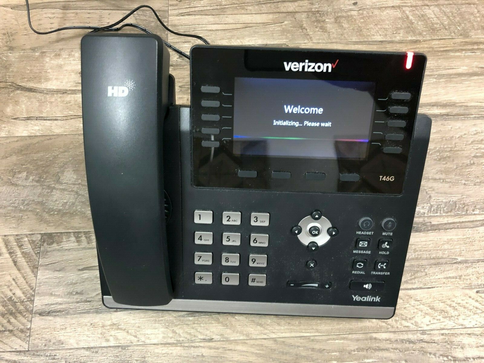 Verizon Yealink SIP-T46G Gigabit IP Phone - Excellent  Condition