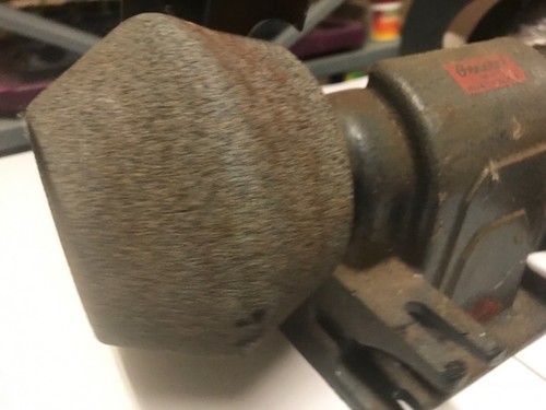 VINTAGE GENERAL POLISHING GRINDER GRINDING BELT DRIVE ARBOR BALL BEARING