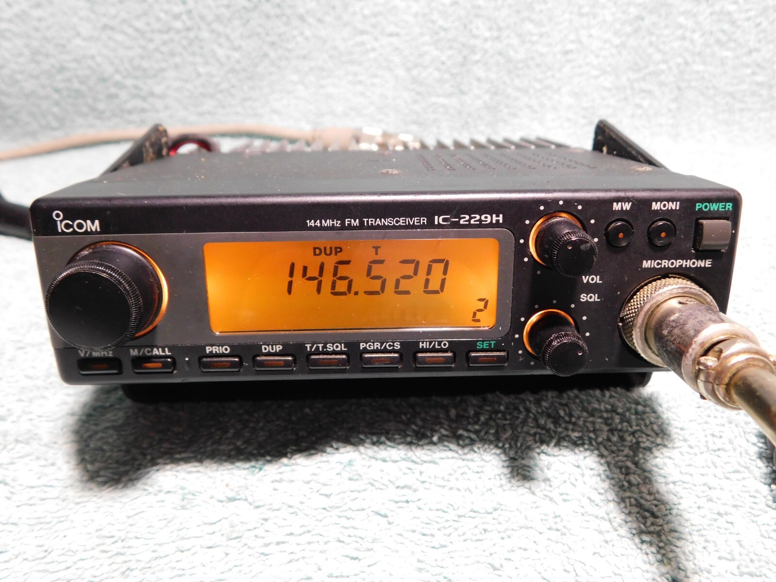 ICOM ICー208Ｄ　50W Icom Ic-208D 50W Dual Band Mobile Transceiver Vhf/Uhf Ham