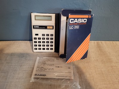 Vintage CASIO LC-310 Calculator in box Works