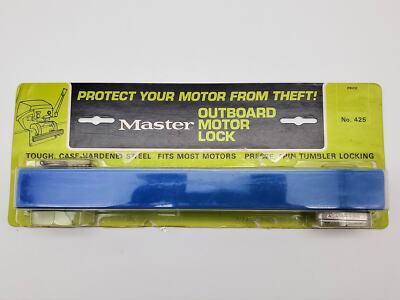 Master Lock No 425 Outboard Motor Lock 11-1/4''L x 1-1/4''D Keyed Diff USA Made