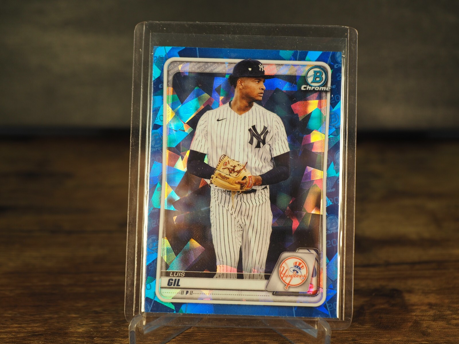 2020 Bowman Draft Chrome Sapphire Luis Gil BD-132 Yankees