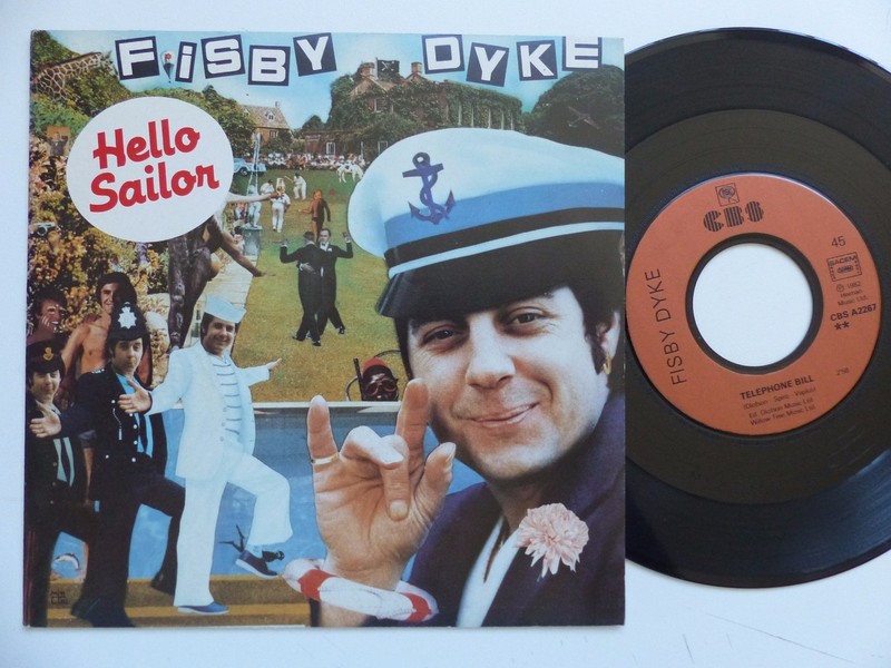 Fisby Dyke Hello Sailor Cbs A 2267 France Discotheque Rtl