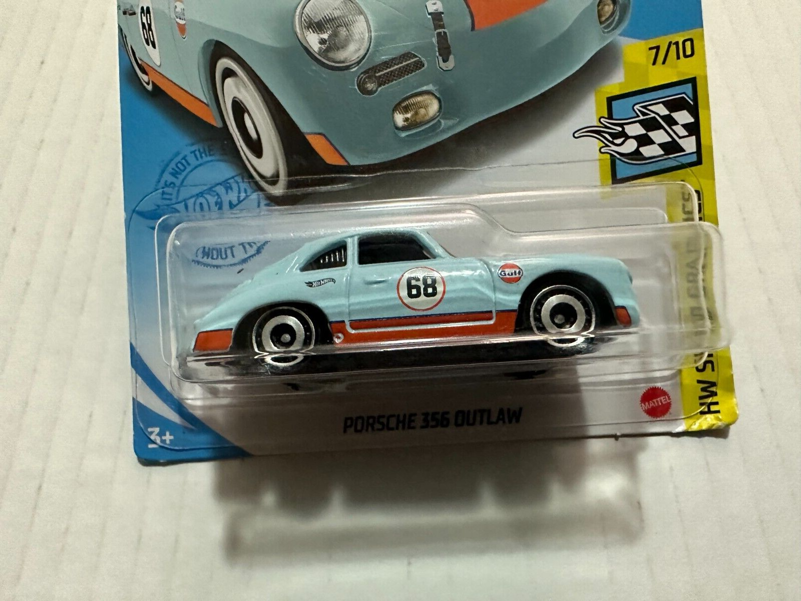 Hot Wheels Porsche 356 Outlaw – Blaue Sammler-Edition 1:64, Speed Graphics Serie
