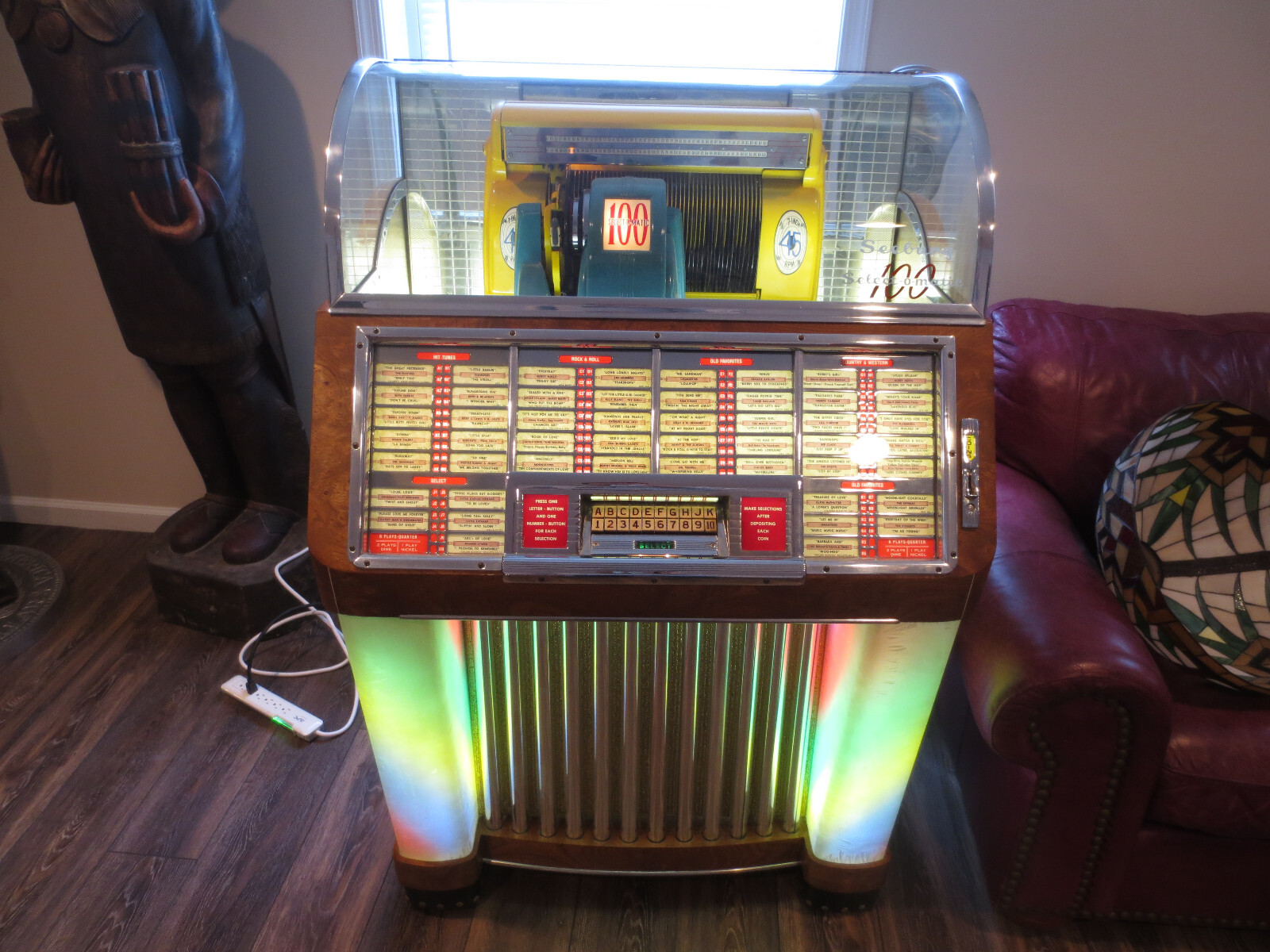 Seeburg Select-O-Matic 100 45RPM Jukebox | eBay