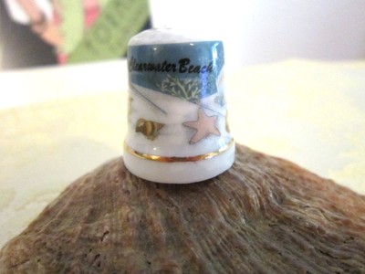 CLEARWATER BEACH PORCELAIN THIMBLE-NWOT