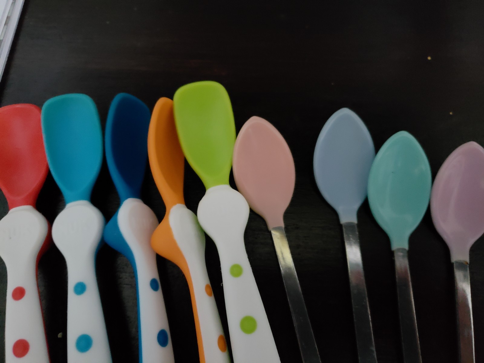 Infant spoons (set of nine)