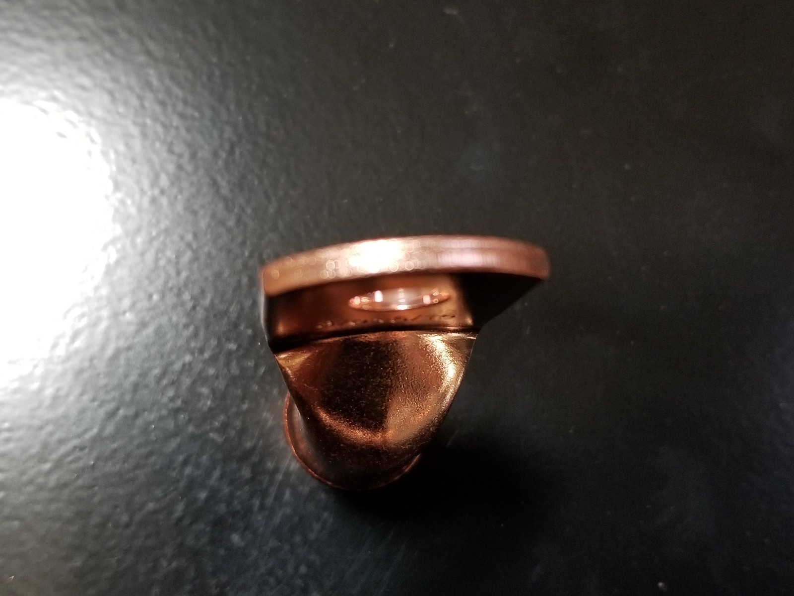 1/0 gauge Ring 3/8 Hole Terminal BATTERY Lug Bare Copper Un-insulated AWG (1)