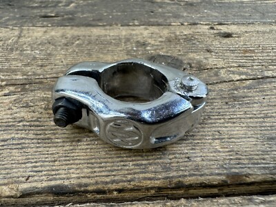 Mx 1  Seat Clamp Silver Vintage Old School Bmx Mongoose