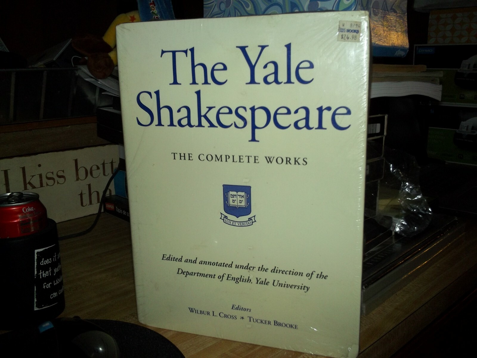 The Yale Shakespeare The Complete Works 1993 New Sealed/seal