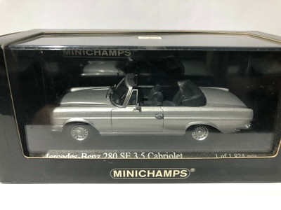  Minichamps Mercedes Benz 280 SE Cabrio silber Bj.1970 1:43 NeuOVP  