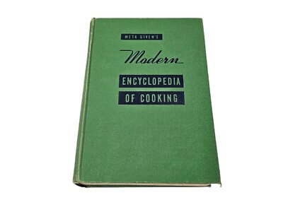 Meta Givens Modern Encyclopedia of Cooking Volume 2 1949 Vintage Cookbook 