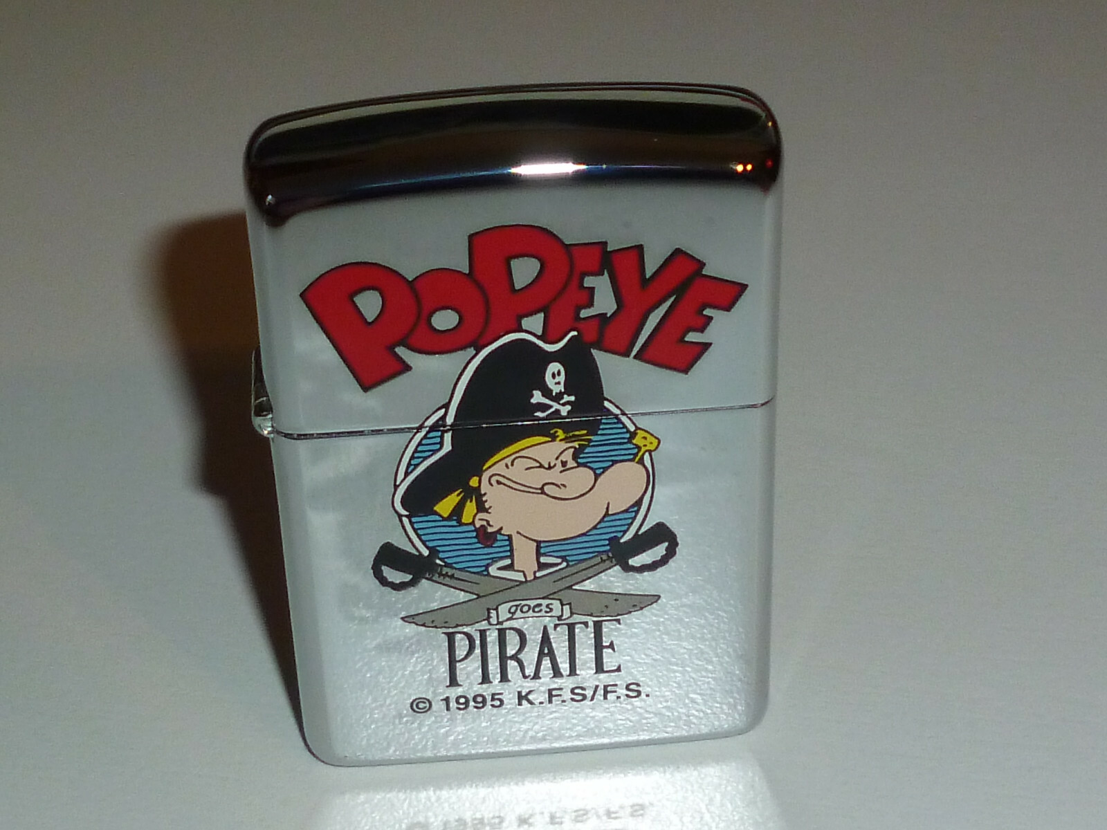 Zipoo　ポパイ Vintage ZIPPO 1994 POPEYE Star-Spangled Banner Eagle Cartoon