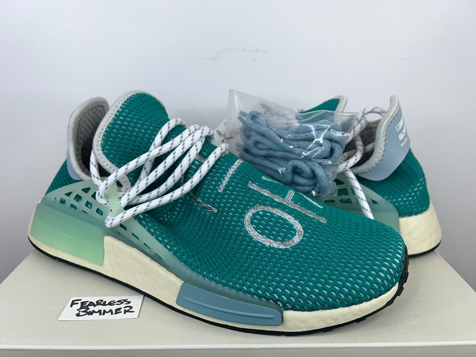 adidas NMD HU Pharrell Williams Human Race sz 10 Dash Green