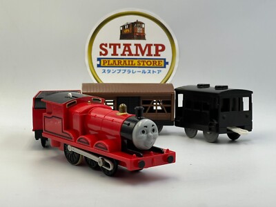 Tomy Trackmaster Plarail Old School James the Red Engine *complete set*