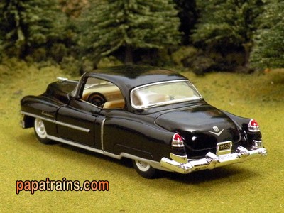 Die Cast 1953 Black Cadillac 53 Caddy O Scale 1:43 by Kinsmart 53 Caddy