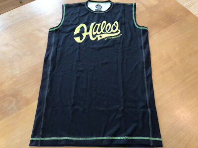 MMA Japan Team Haleo no sleeve Rashguard New Black Size L.