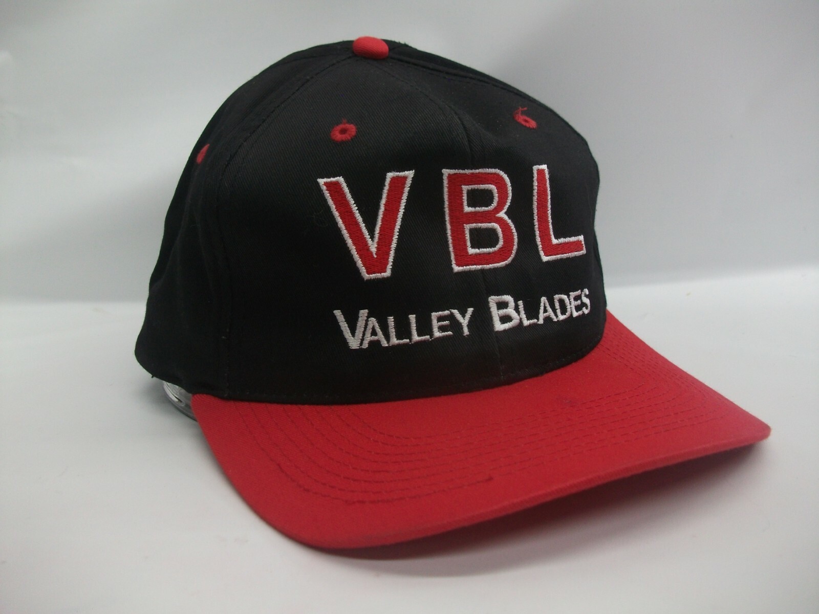 VBL Valley Blades Hat Red Black Snapback Baseball Cap | eBay