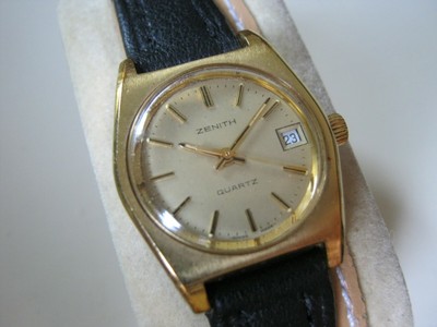 Montre Zenith Cosmopolitan Femme Plaquée Or Vintage – 22.5mm, Mouvement Quartz, étiquettes