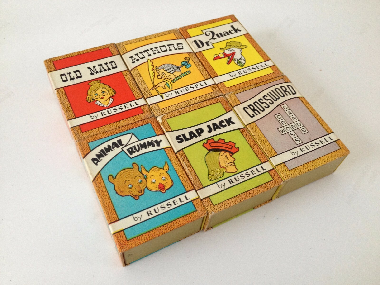 1940s Vintage Library of Games Card Set Russell MFG