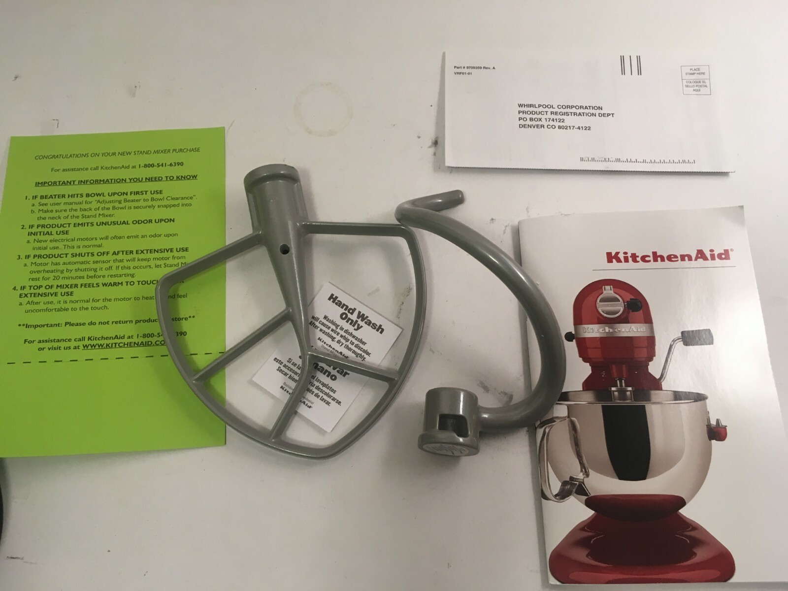 KitchenAid KL26M1XER 6-Qt. Bowl-Lift Stand Mixer Empire Red