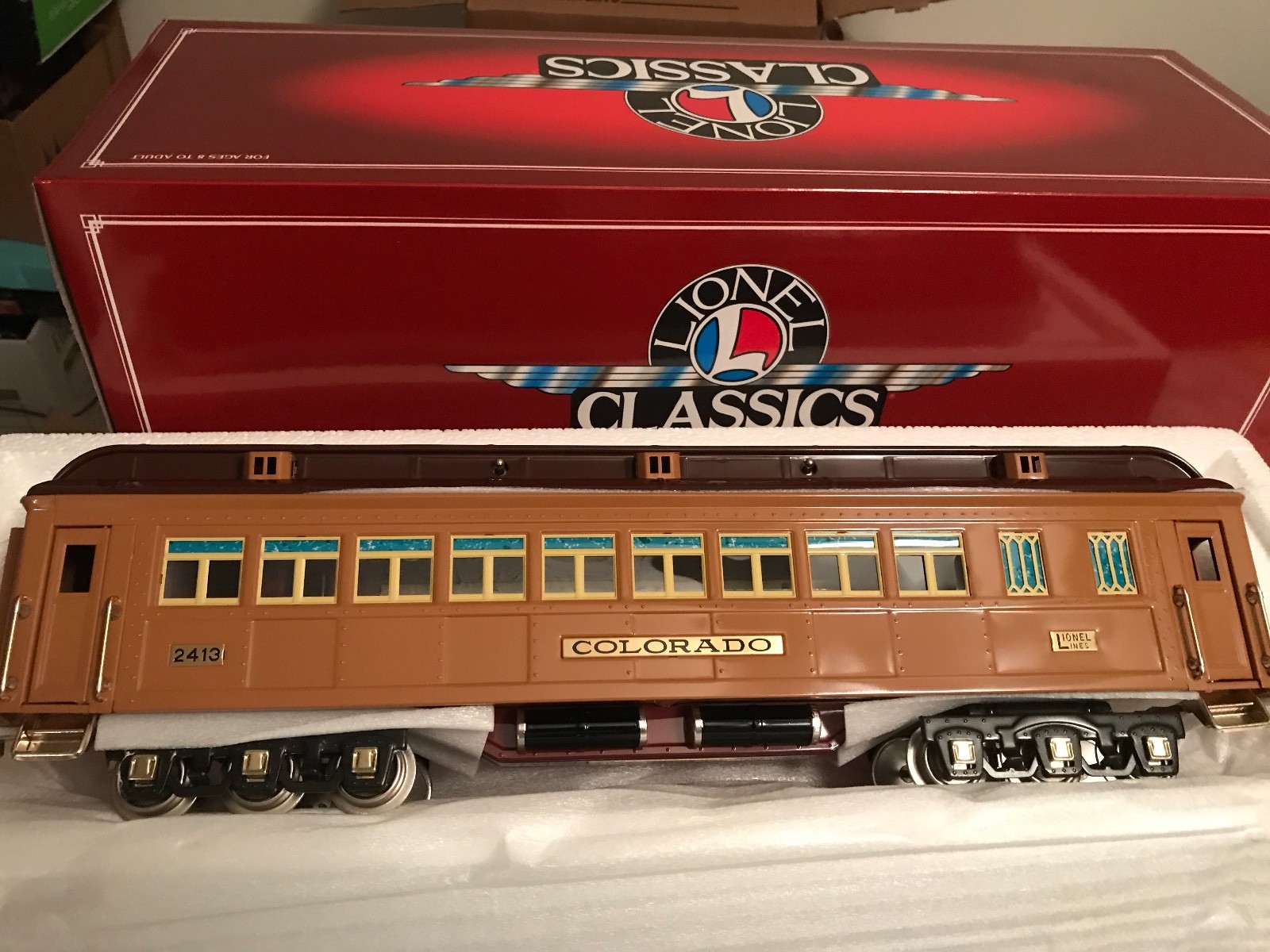 Lionel Classics  Brown State Set 13107, 13421,13422, 13423,13424 Brand New