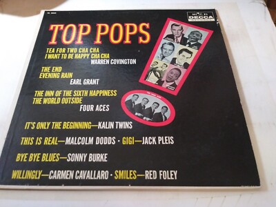 Top Pops VG Original DG Mono DECCA DL-8860 Comp LP Record 1959 SONNY BURKE
