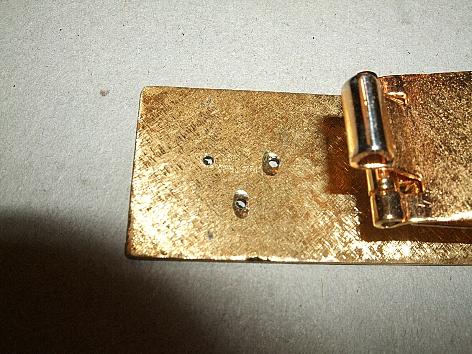 Engraved Money Clip  10K gold Trim 2