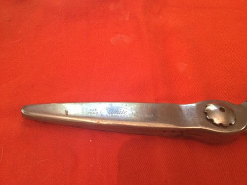 Vintage Pinking Shears Scissors, White Co, USA