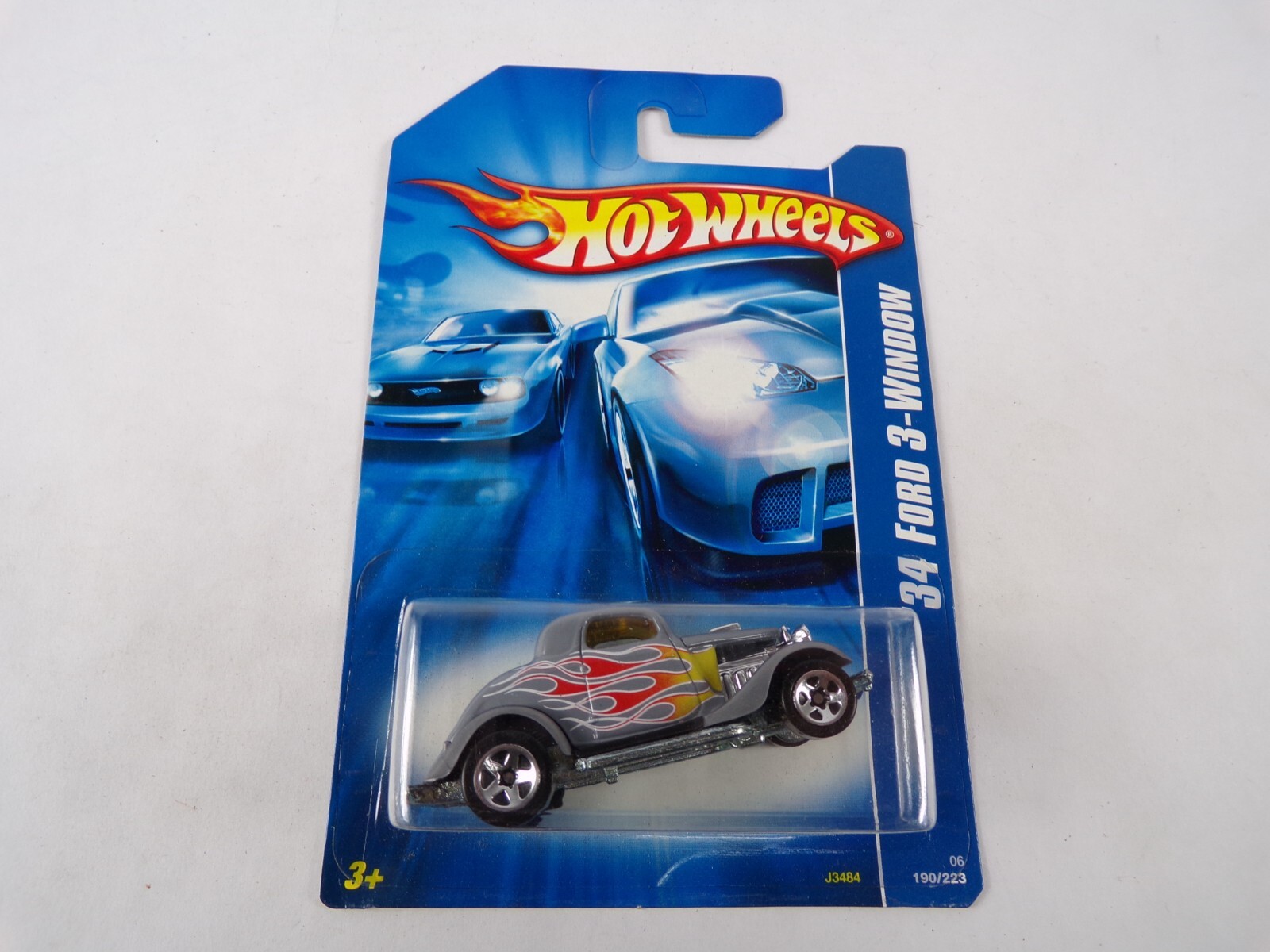 Hot Wheels 3-Window '34 Ford Blue #080 Win & Race Online