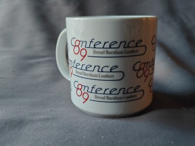 Drexel Burnham Lambert 1989 Conference Mug Collectable Wall Street Stock Exchang